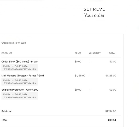 Senreve Mini Maestra in / Dragon / Forest / Gold - Picture 14 of 14